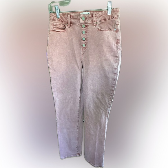 Rare button fly  pink Paige jeans size 29 (Cindy) - Picture 1 of 6